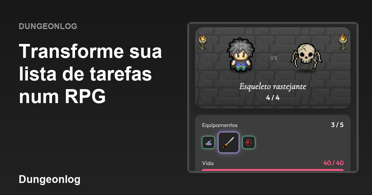 Transforme sua lista de tarefas num RPG